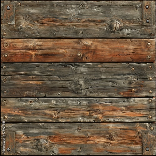 Weathered wood plank background