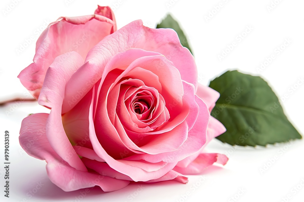 Pink and white rose flower bouquet isolated on white background Pink and white rose flower bouquet isolated on white background