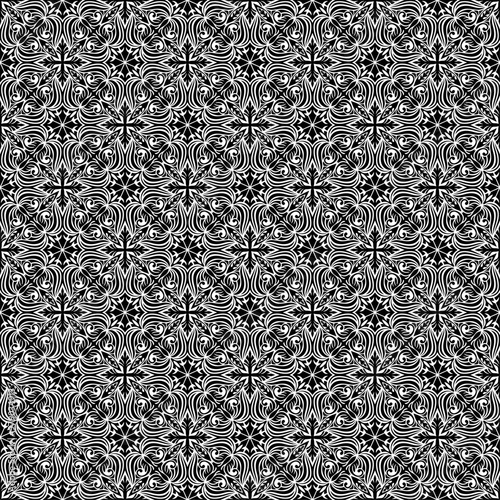 black and white seamless wallpaper pattern
