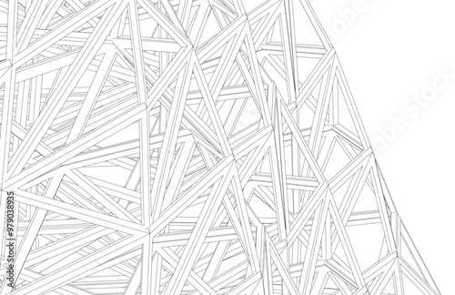 Abstract architectural design