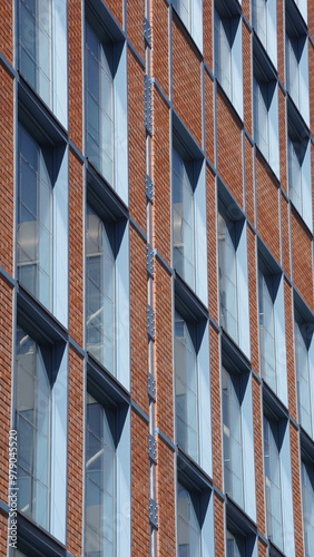 windows of a building EC1 Łódz photo