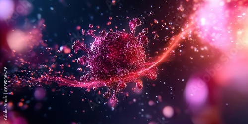 Centromere nucleolus variation, centromere associated with nucleolus, highlighting genetic variation, photo