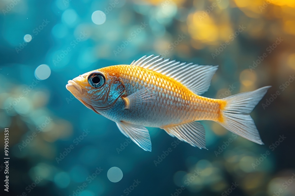 Close-up of a Brightly Colored Fish Close-up of a Brightly Colored Fish