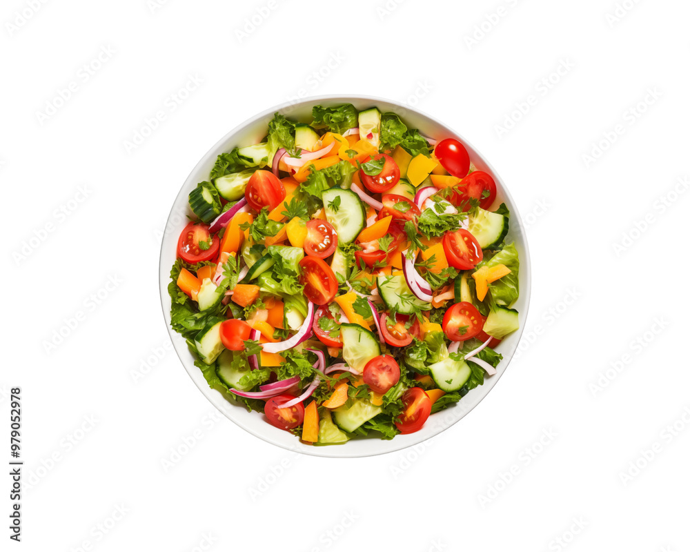 White bowl filled with a refreshing salad made of cucumbers, tomatoes, feta cheese, onions, and dill, perfect for food blogs and cooking websites. Generative AI White bowl filled with a refreshing salad made of cucumbers, tomatoes, feta cheese, onions, and dill, perfect for food blogs and cooking websites. Generative AI