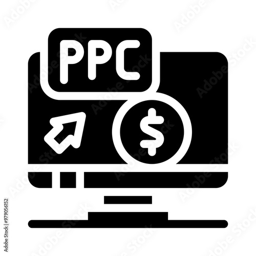 PPC glyph icon