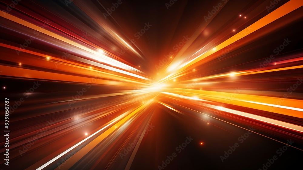 Bright streaks of light burst across a dark background creating a vibrant and energetic display