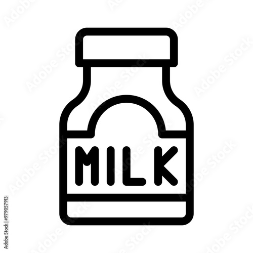 milk line icon