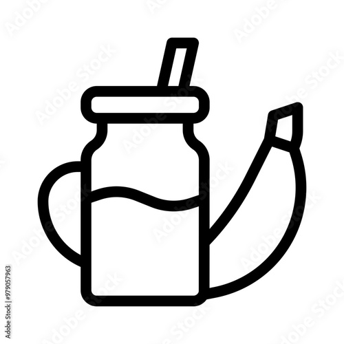 smoothie line icon