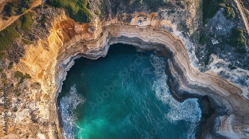 Wallpaper Mural Benagil Cave from above, Algarve Portugal Torontodigital.ca