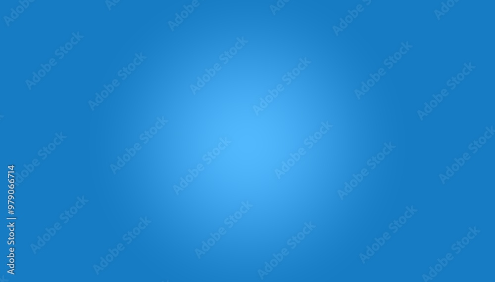 Obraz premium Gradient blue background with glow effect