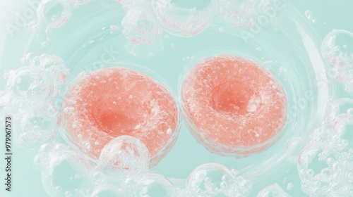 Cell division process in eukaryotes, mitosis, cell cycle, interphase, cytokinesis. Chromosome, DNA replication, biological growth, development, reproduction. Biotechnology science, cellular