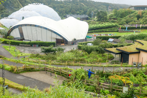 View of the Eden Project, Coenwall, UK photo