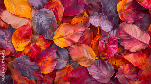 colorful autumn leaves background