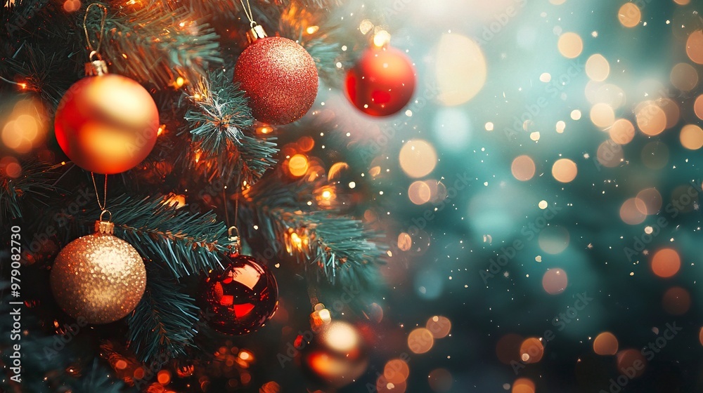 Christmas and New Year holidays background .generative ai