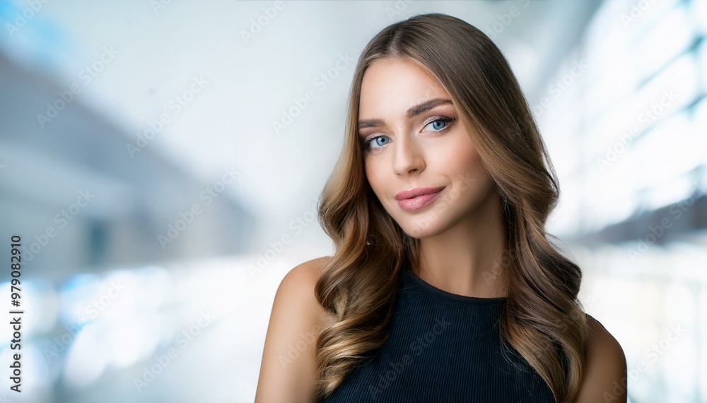 Portrait of a young beautiful woman Portrait of a young beautiful woman