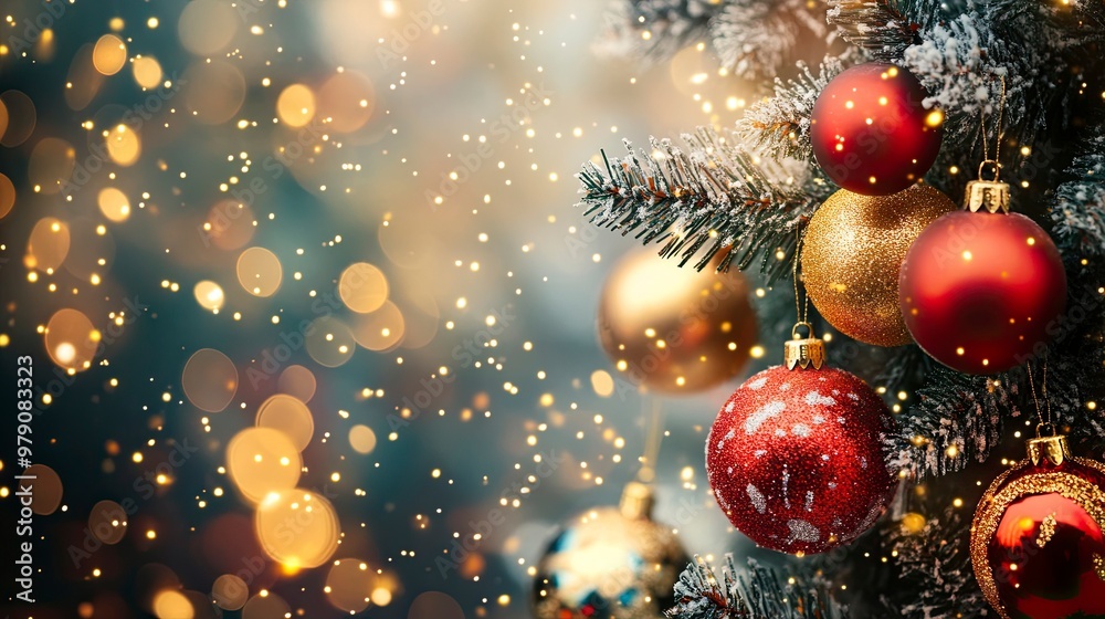 Christmas and New Year holidays background .generative ai Christmas and New Year holidays background .generative ai