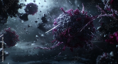 Micrograph of Clostridium bacteria. The genus Clostridia is a Gram-positive, spore-forming bacterium with infections, food poisoning, gas gangrene, antibiotic-associated colitis, and toxin