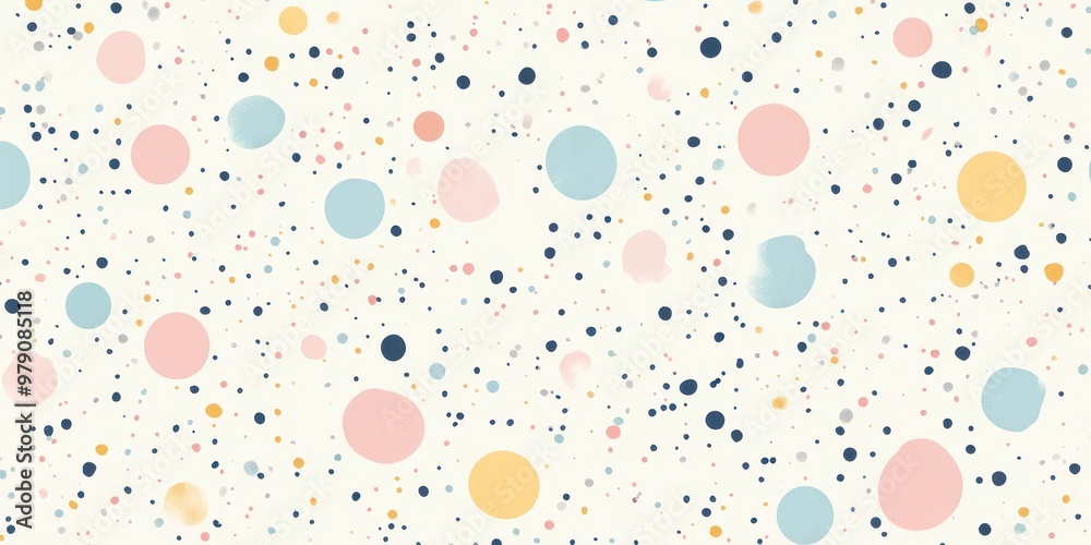 A playful pattern of colorful dots on a light background, creating a cheerful design. A playful pattern of colorful dots on a light background, creating a cheerful design.
