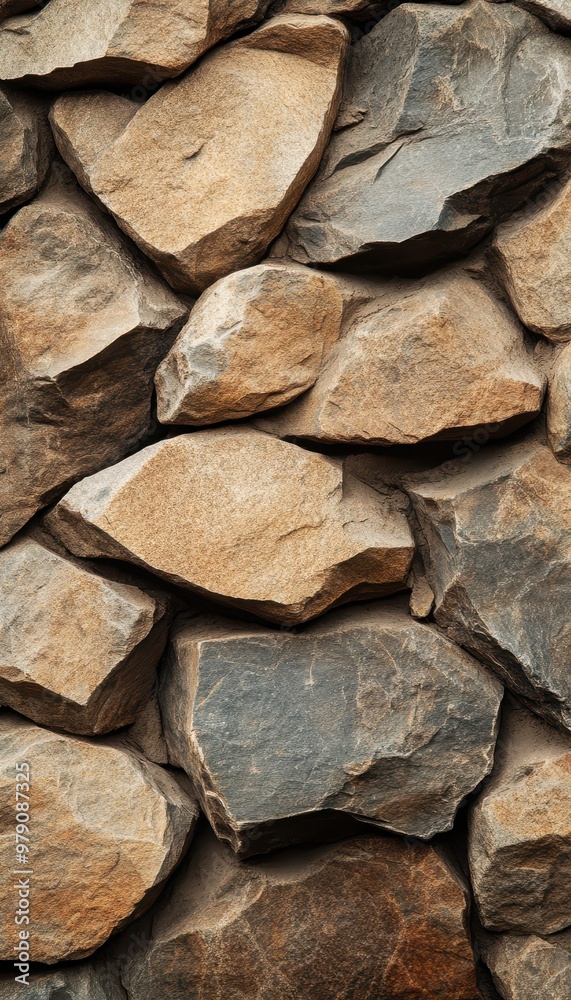 A close-up view of a textured stone wall showcasing various shapes and colors of rocks, ideal for backgrounds or nature themes. A close-up view of a textured stone wall showcasing various shapes and colors of rocks, ideal for backgrounds or nature themes.