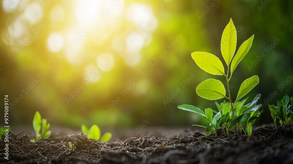 The natural miracle of new sprout growth The natural miracle of new sprout growth