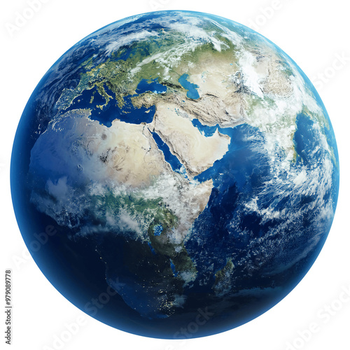 Fototapeta Naklejka Na Ścianę i Meble -  World globe earth 3d rendering