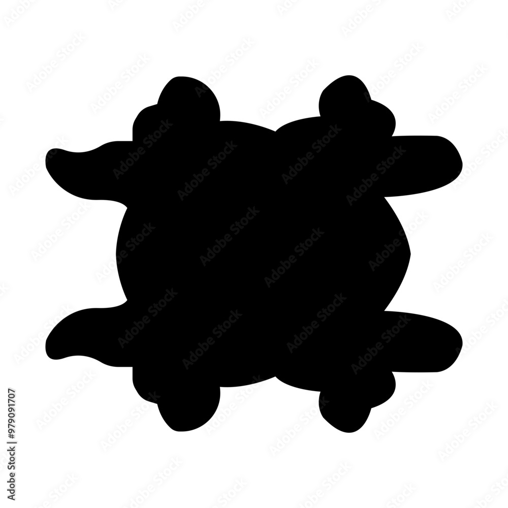 Obraz premium Spine bone Silhouette icon