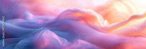 Ethereal Waves of Color: A Dreamlike Exploration of Emotional Landscapes