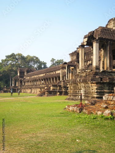 Angkor wat during late afternoon