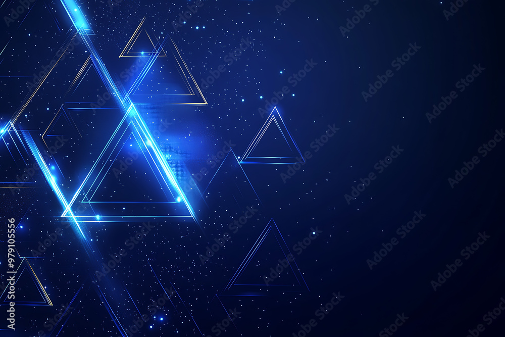 abstract triangle background