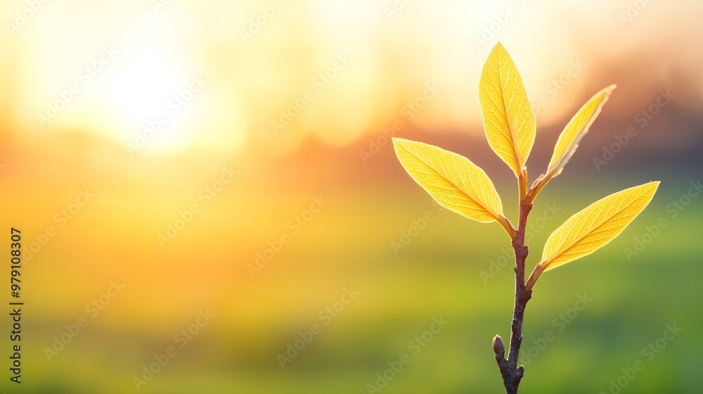 Enmeshed Growth: Abstract Branches and Leaves at Sunrise Symbolizing Business Interdependence Enmeshed Growth: Abstract Branches and Leaves at Sunrise Symbolizing Business Interdependence