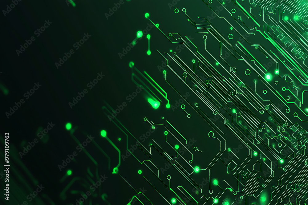 Abstract representation of a circuit board with glowing neon lines and geometric patterns against a dark background. The image evokes a high-tech, futuristic feel with ample copy space
Abstract representation of a circuit board with glowing neon lines and geometric patterns against a dark background. The image evokes a high-tech, futuristic feel with ample copy space