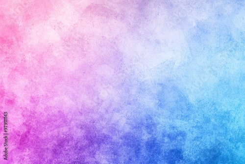 A gradient background with blue, purple, and pink colors with a grainy texture