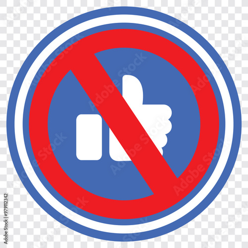 Block icon, unavailable icon. EPS 10.