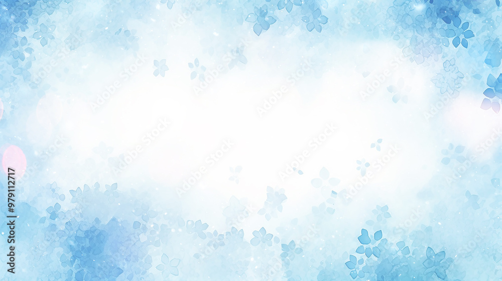 watercolor blue and white gradient, abstract winter background, light cold copy space design blank greeting form watercolor blue and white gradient, abstract winter background, light cold copy space design blank greeting form
