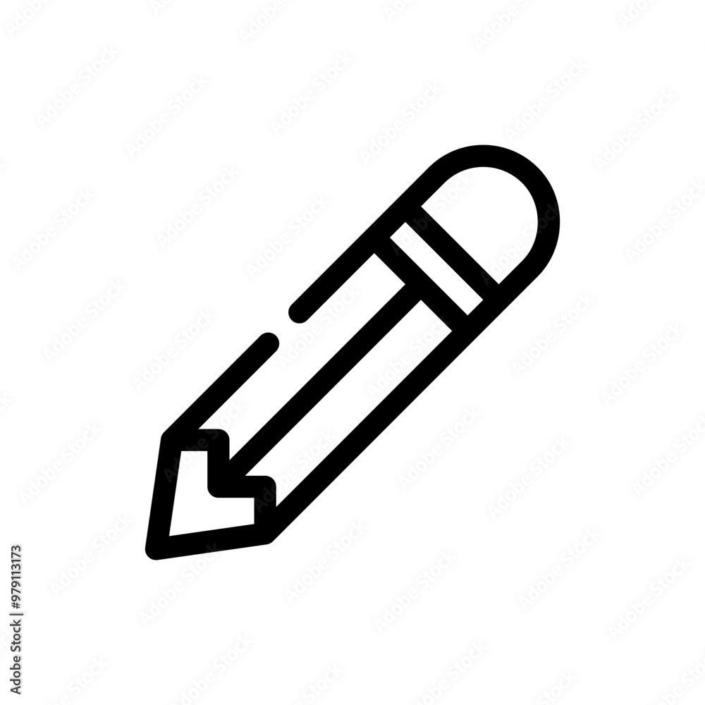pencil line icon pencil line icon