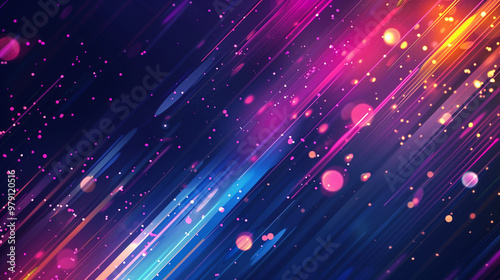 blue purple abstract neon background