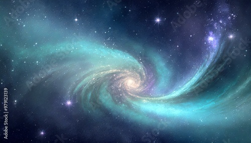 抽象的な宇宙のペイント