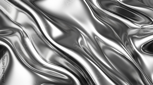 a mettalic silver hard gradient