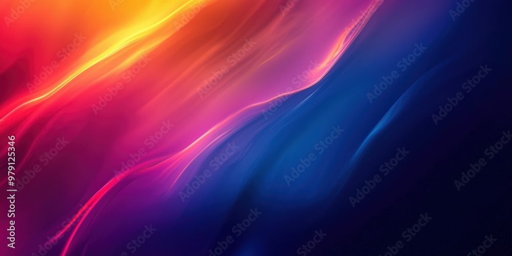 Obraz premium Abstract colorful waves