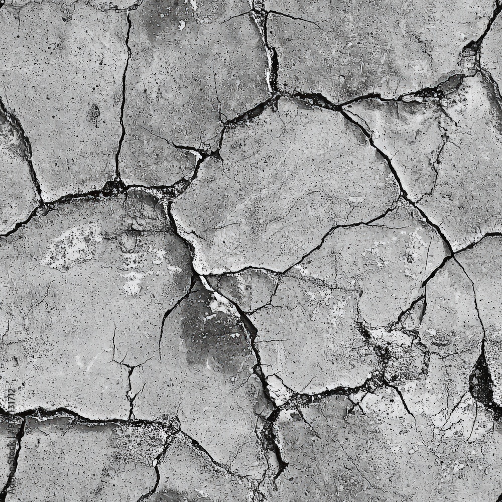 Cracked concrete texture Cracked concrete texture
