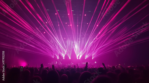 Wallpaper Mural group of people dancing in night club , Crowd raising their hands	 Torontodigital.ca
