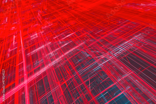 Red abstract futuristic background