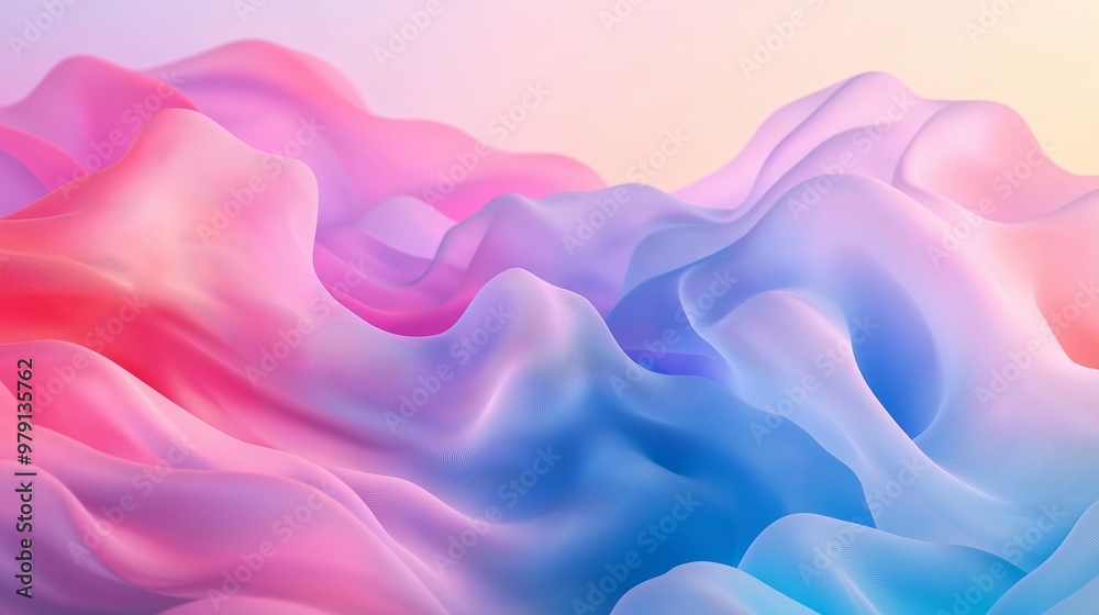 Fototapeta premium Modern and sleek gradient backgrounds for UI/UX design