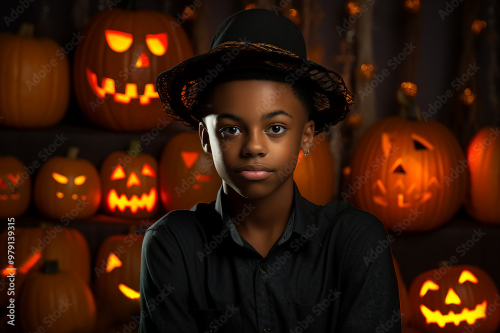 Generative AI picture of angry aggressive man celebrating halloween day isolated on dark background Generative AI picture of angry aggressive man celebrating halloween day isolated on dark background