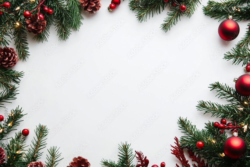 isolated empty christmas background for text .generative ai