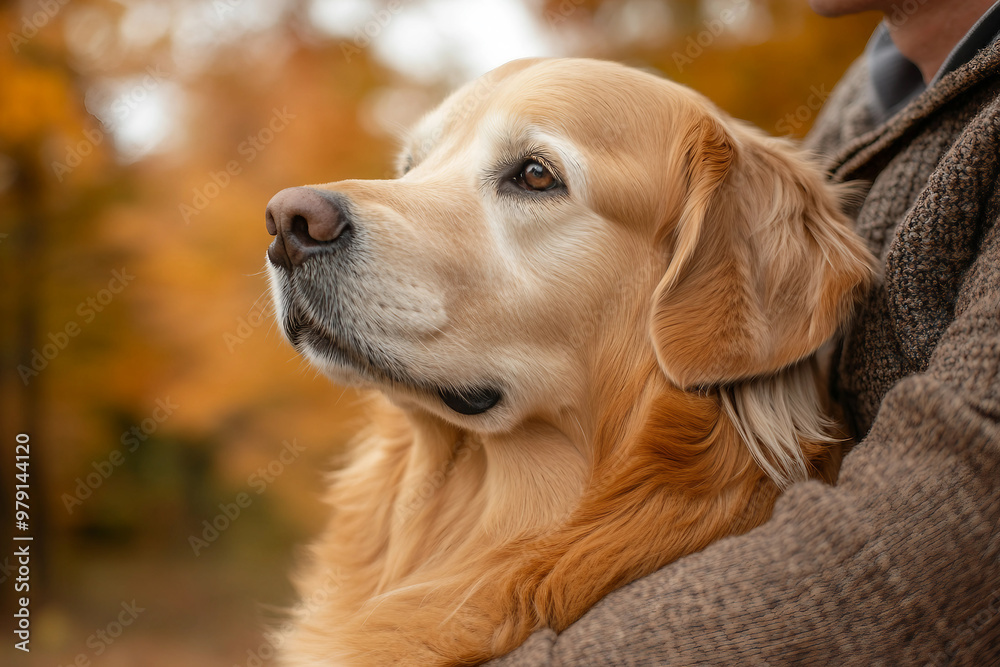 Amazing wonderful autumn season, people admiring golden fall colors outdoors, Generative AI Amazing wonderful autumn season, people admiring golden fall colors outdoors, Generative AI