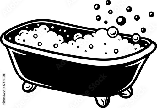 bathtub svg icon