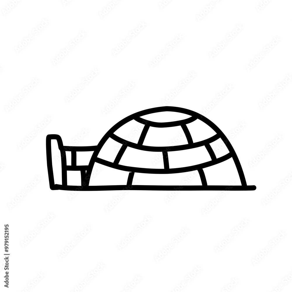 igloo house vector icon igloo house vector icon