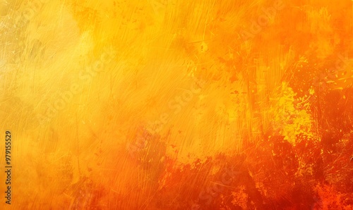 Abstract warm gradient with shades of orange and yellow, evoking energy and warmth.