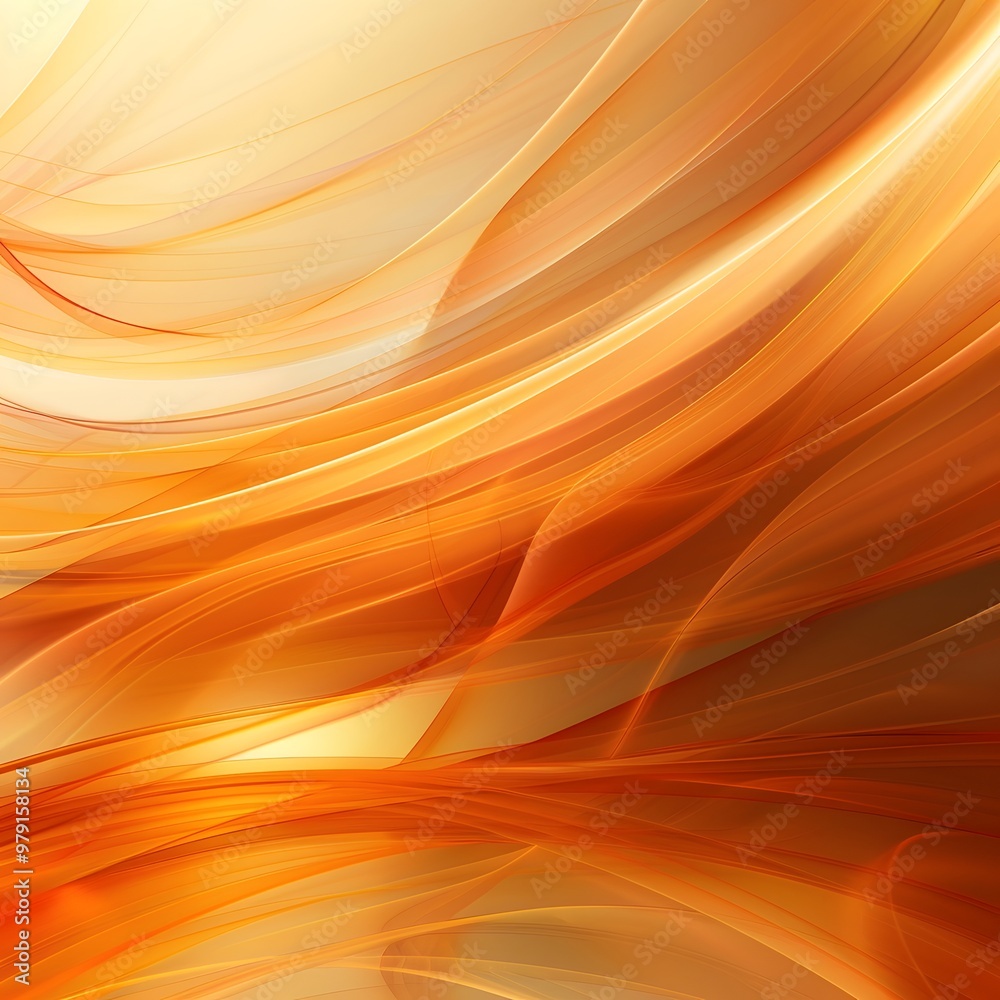 A vibrant abstract design featuring flowing orange and yellow waves. A vibrant abstract design featuring flowing orange and yellow waves.
